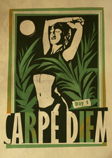 Carpe Diem print Poster och Canvastavla
