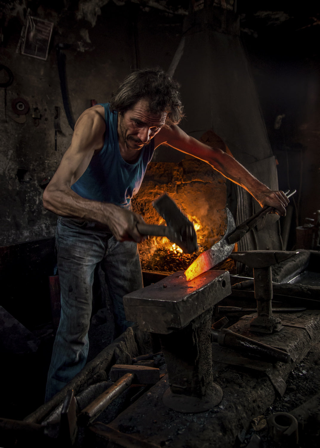 Blacksmith Poster och Canvastavla
