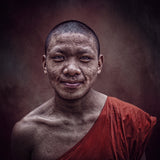 Laos Monk Poster och Canvastavla