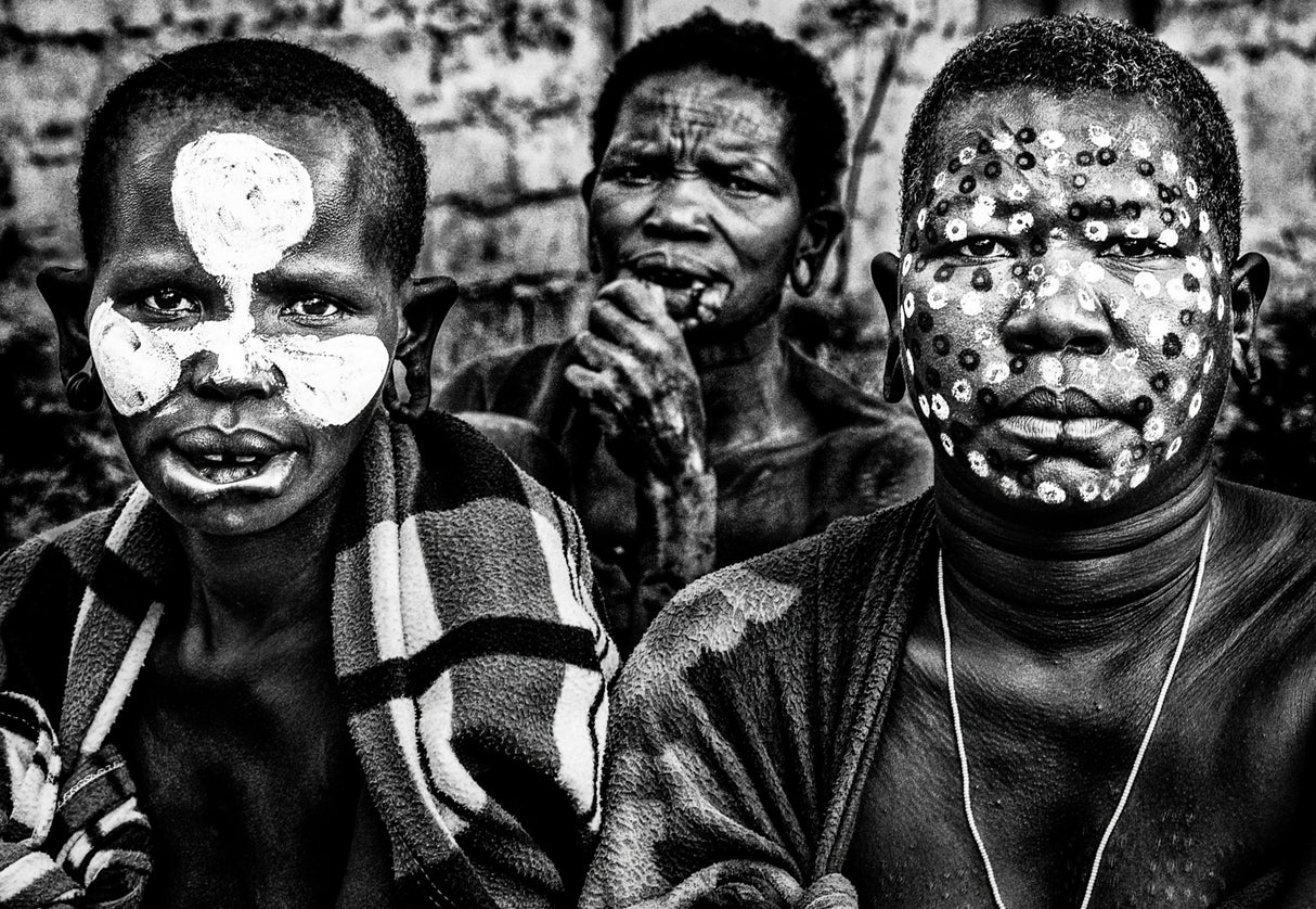 Surmi tribe women-Ethiopia Poster och Canvastavla
