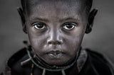 Samburu trbe child-III - South Sudan Poster och Canvastavla