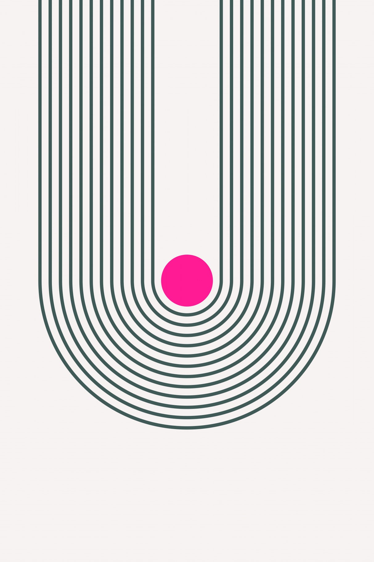 Boho Lines Series #2 Poster och Canvastavla