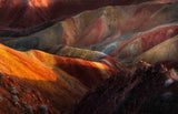 Danxia Landforms Poster och Canvastavla