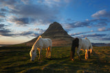 Kirkjufell Mountain Poster och Canvastavla