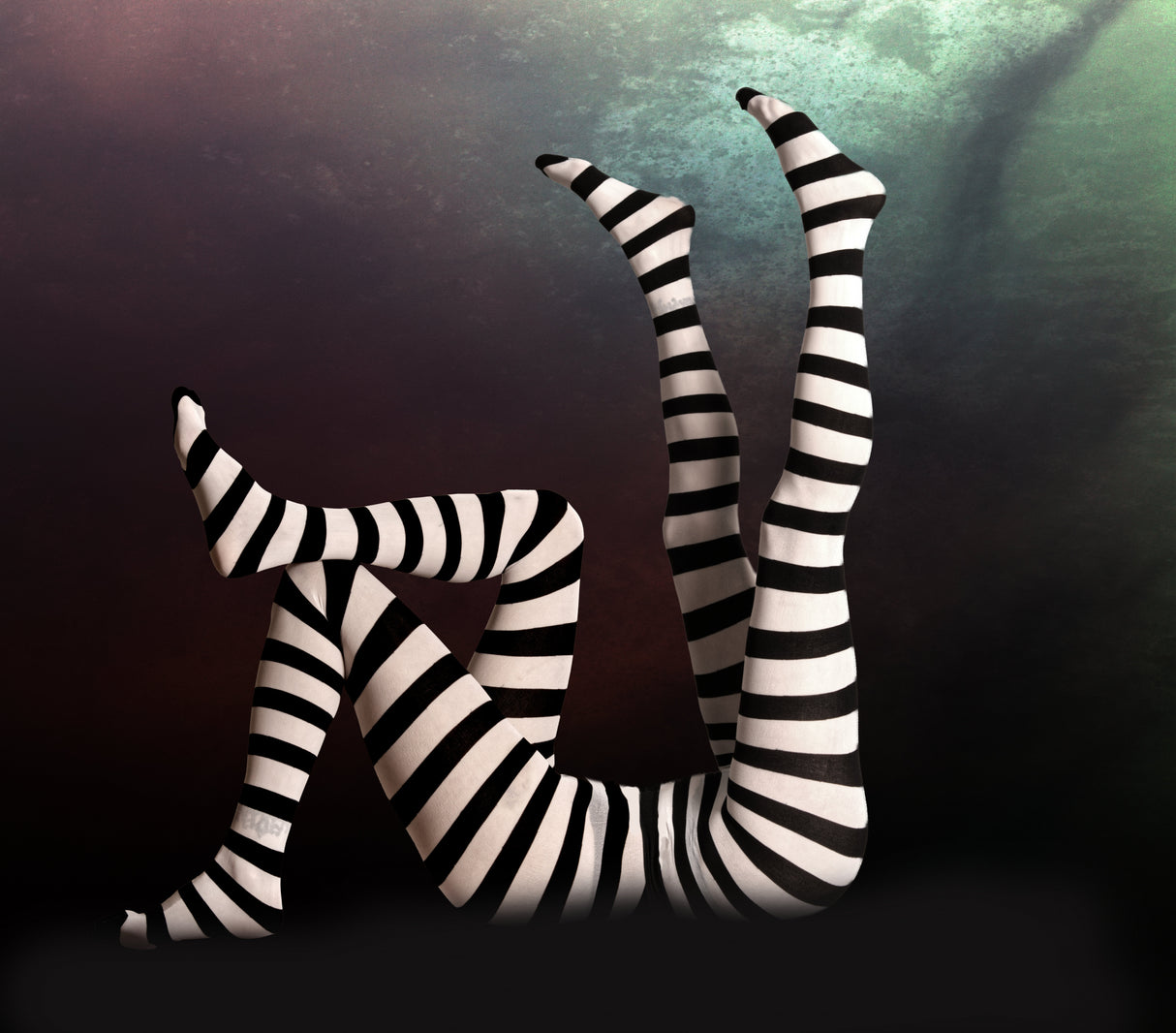 Novelty striped four-leggs No 1 Poster och Canvastavla