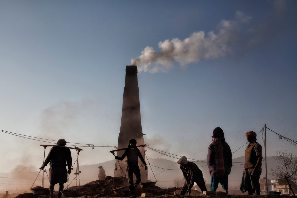 Brick factory (1): Keeping the chimney burning Poster och Canvastavla