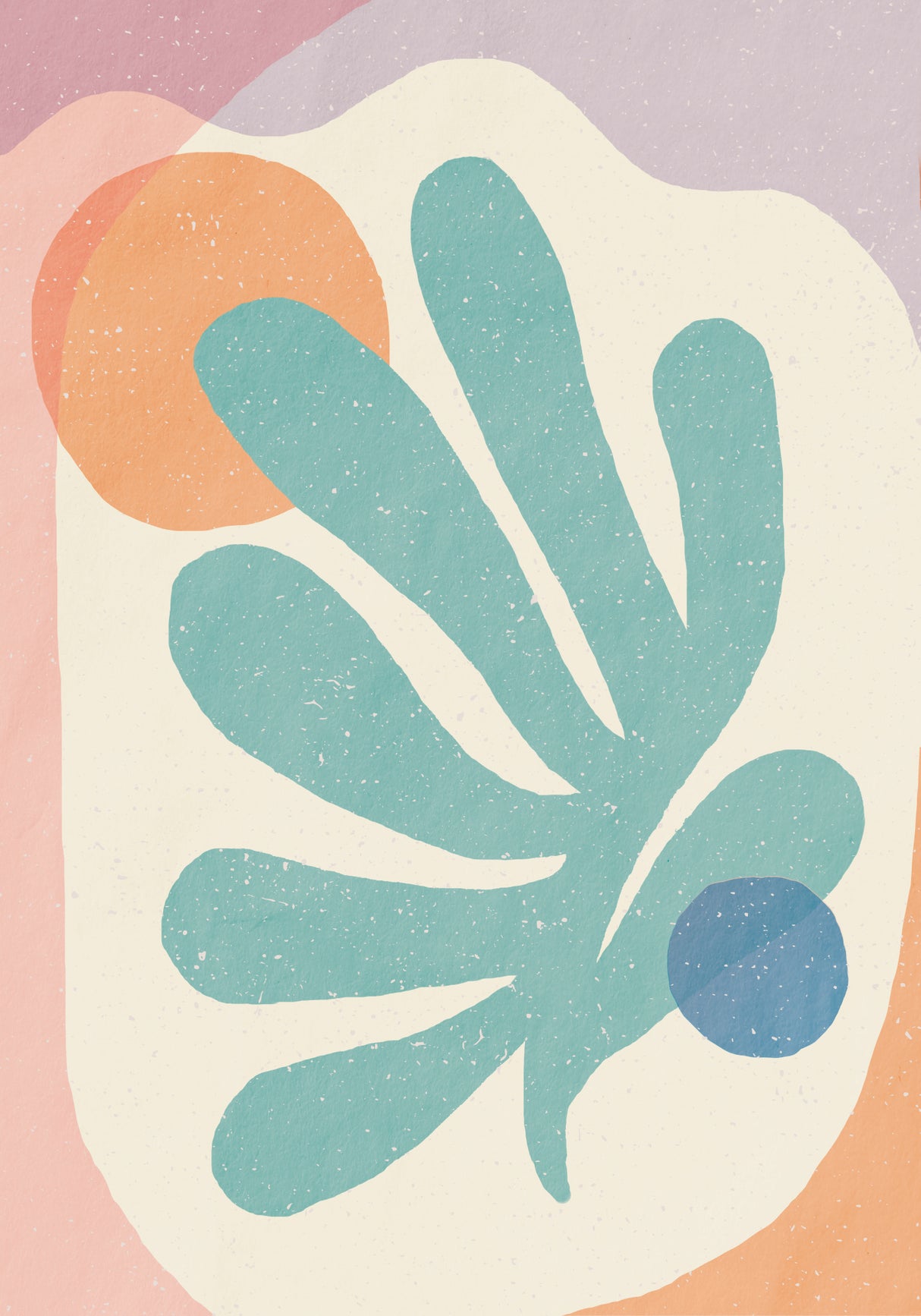Sun &amp; Moon Poster och Canvastavla