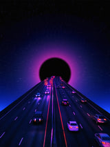 Space Highway Poster och Canvastavla