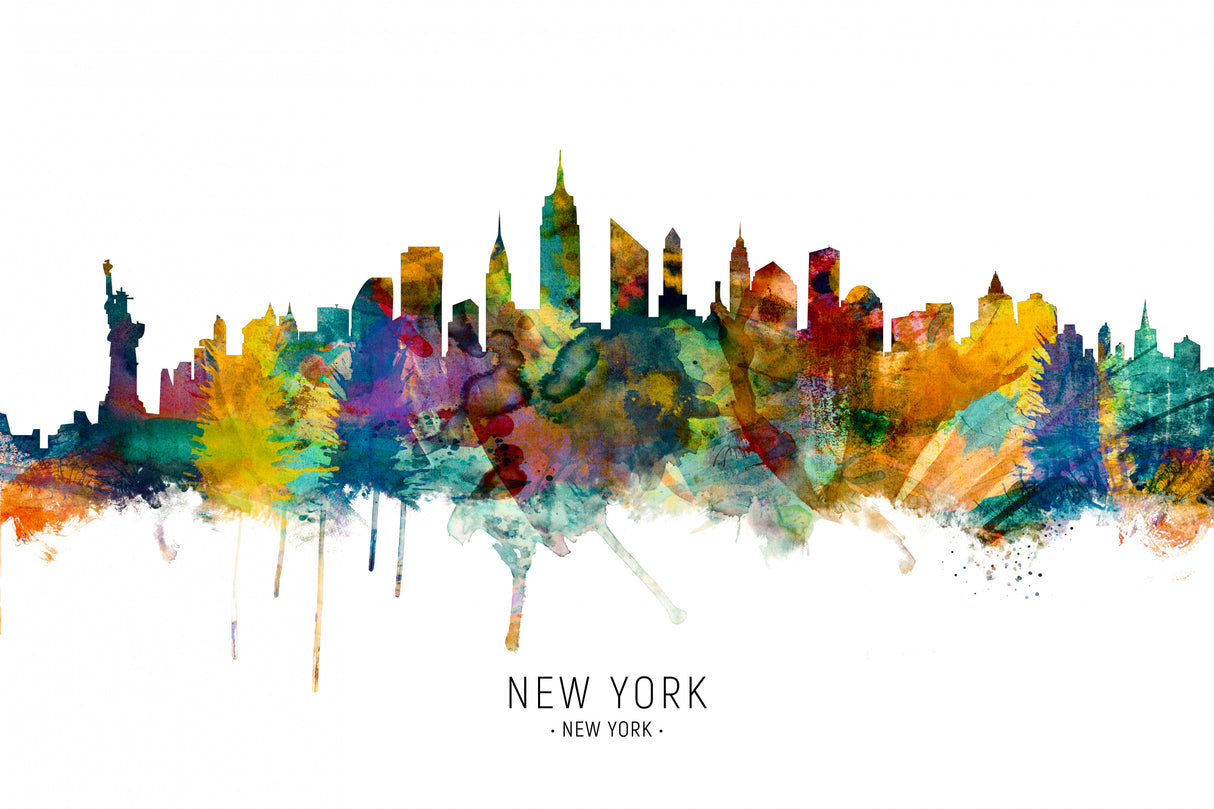 New York City Skyline Poster och Canvastavla