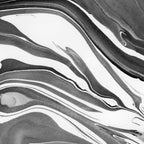 Ink Marbling Black and White 03 Poster och Canvastavla