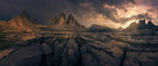Tre Cime, Dolomites Poster och Canvastavla