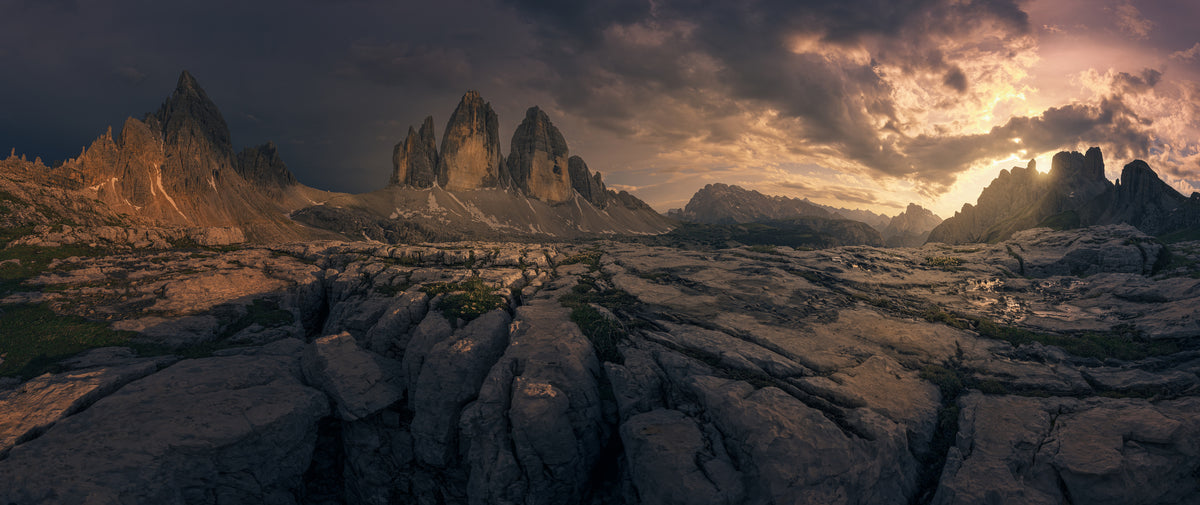 Tre Cime, Dolomites Poster och Canvastavla