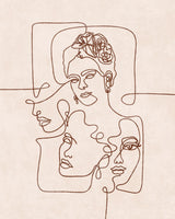 Ratio 4x5 Print By Bohonewart Copy 4 Poster och Canvastavla