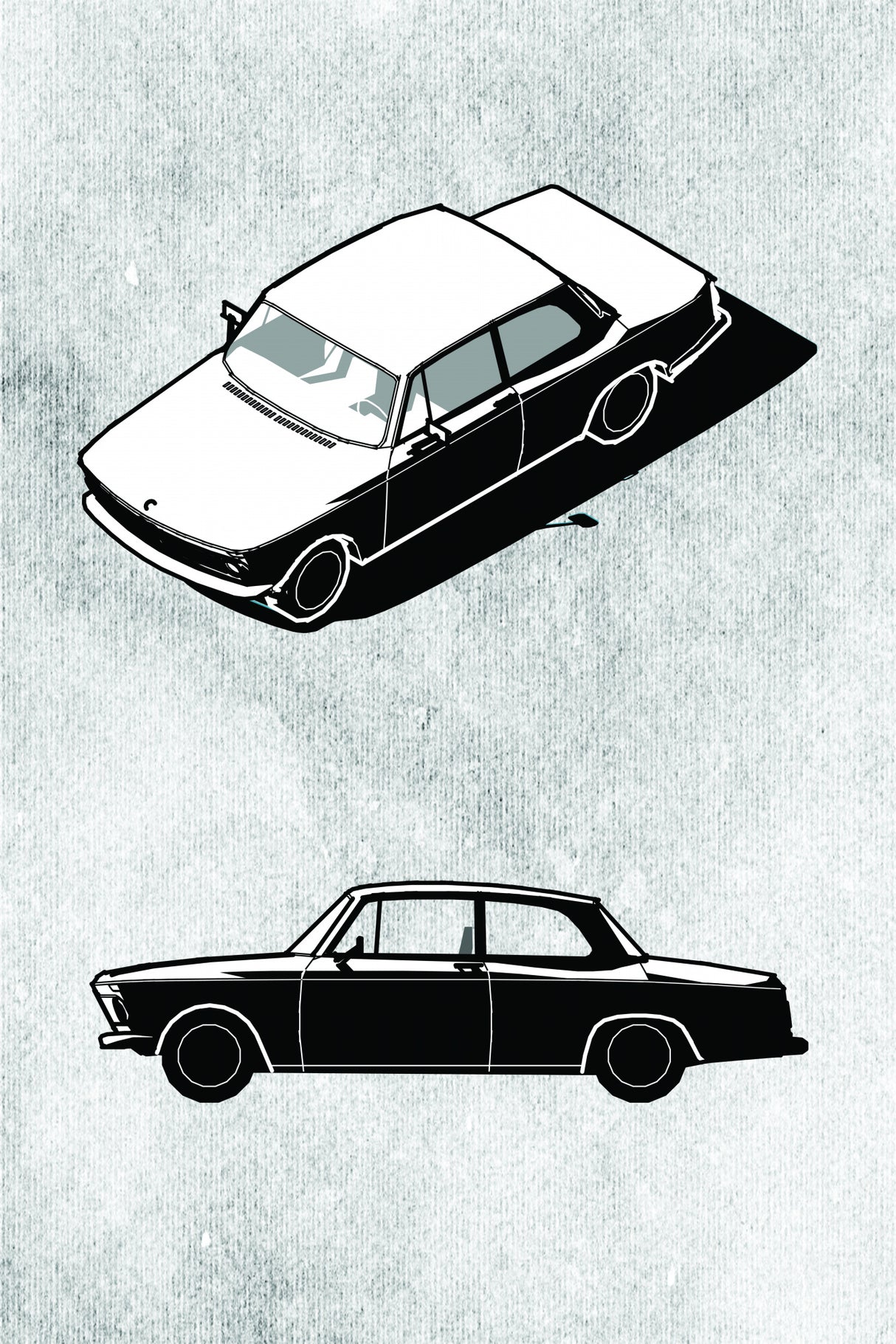 Minimal Car Series Ii Poster och Canvastavla