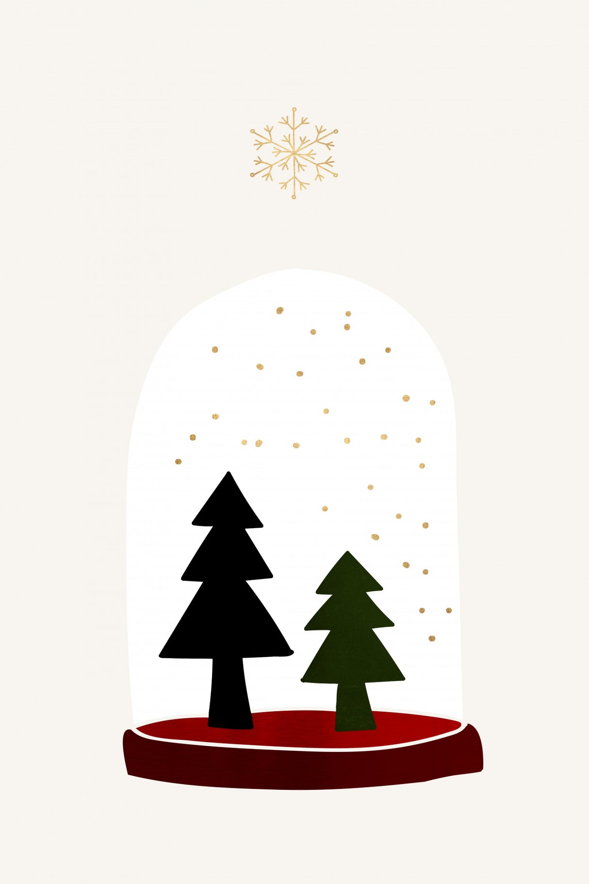 Dancing Snowflakes Poster och Canvastavla