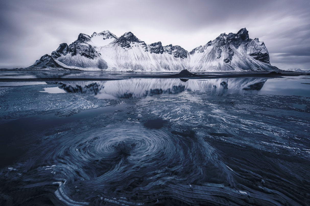 Ice on Stokksnes Poster och Canvastavla
