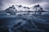 Ice on Stokksnes Poster och Canvastavla