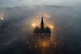 Morning heavy fog... Poster och Canvastavla