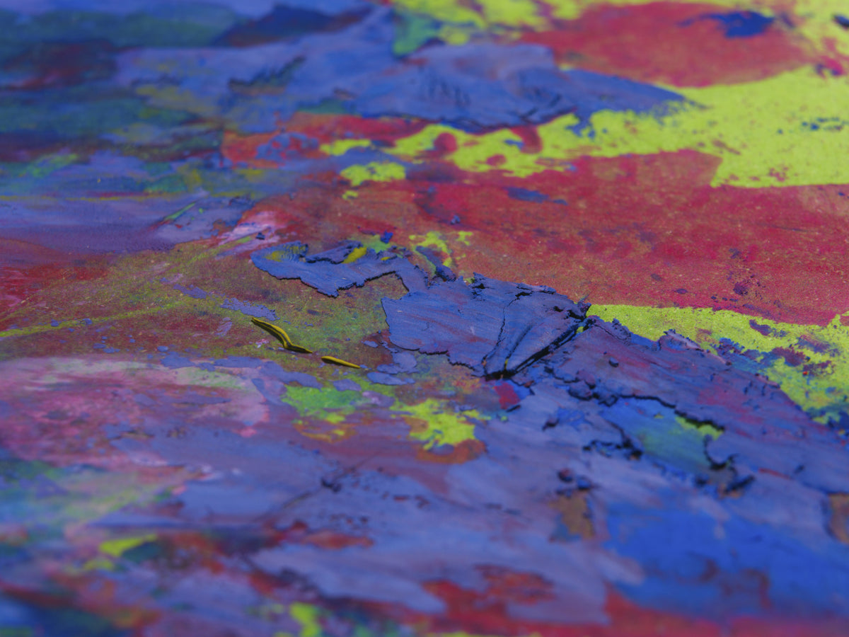 colored paints Poster och Canvastavla