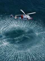 Italian Coast Guard: hovering Poster och Canvastavla