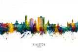 Kingston Canada Skyline Poster och Canvastavla