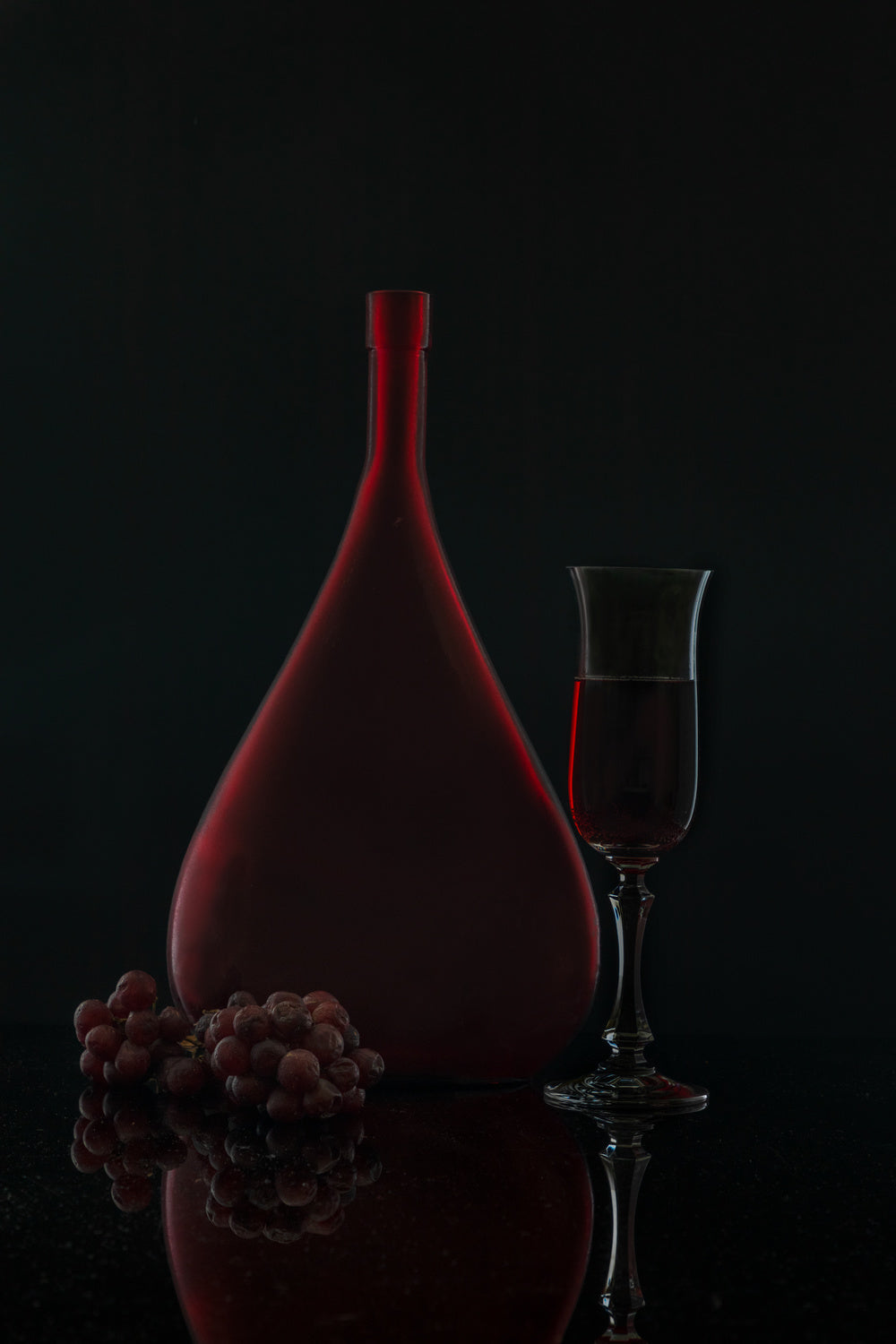Grape &amp; Wine Poster och Canvastavla