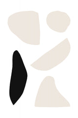 Organic Shapes Poster och Canvastavla