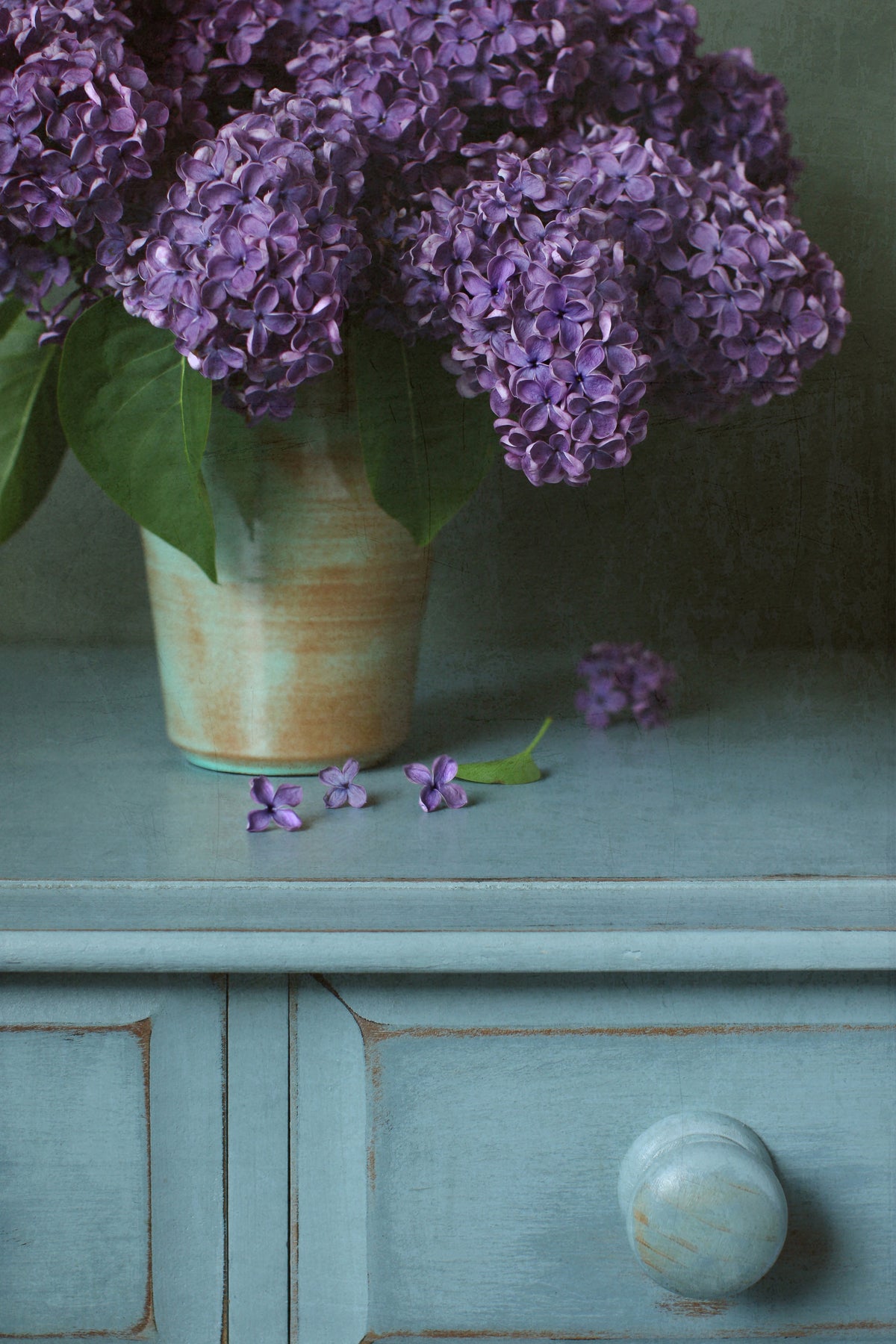 Purple Lilac Still Life Poster och Canvastavla