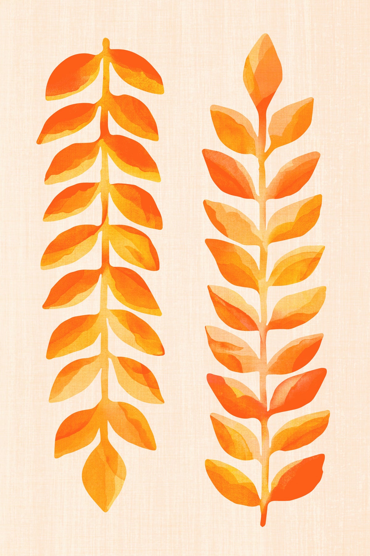 Festive Tropics Poster och Canvastavla