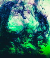 Acrylic colors and ink in water Poster och Canvastavla