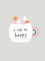 A Cup of Happy Poster och Canvastavla
