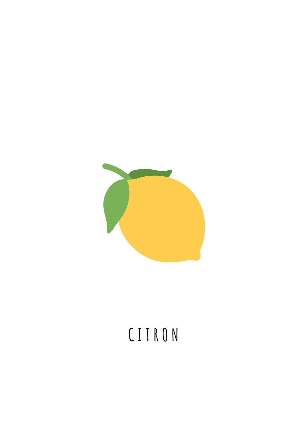 Citronbarnposter