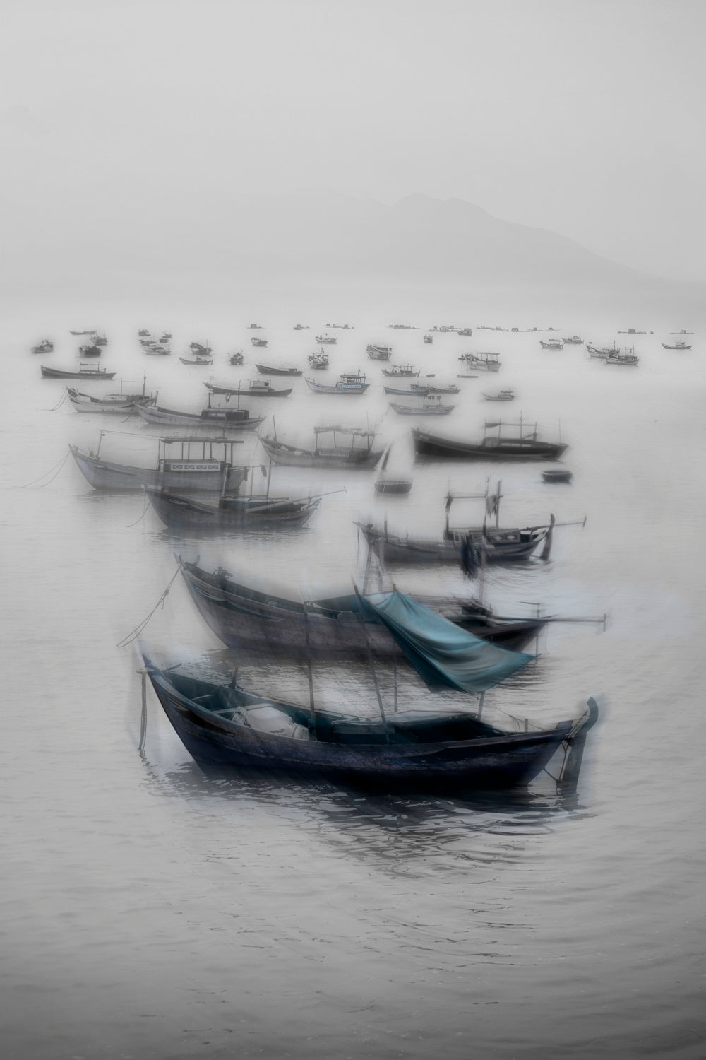 Vietnamese boats Poster och Canvastavla