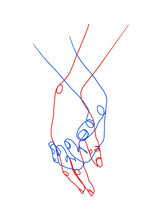 Two Hands Poster och Canvastavla