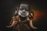 Child Mursi 3 Poster och Canvastavla