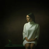 The girl  &amp; plant Poster och Canvastavla