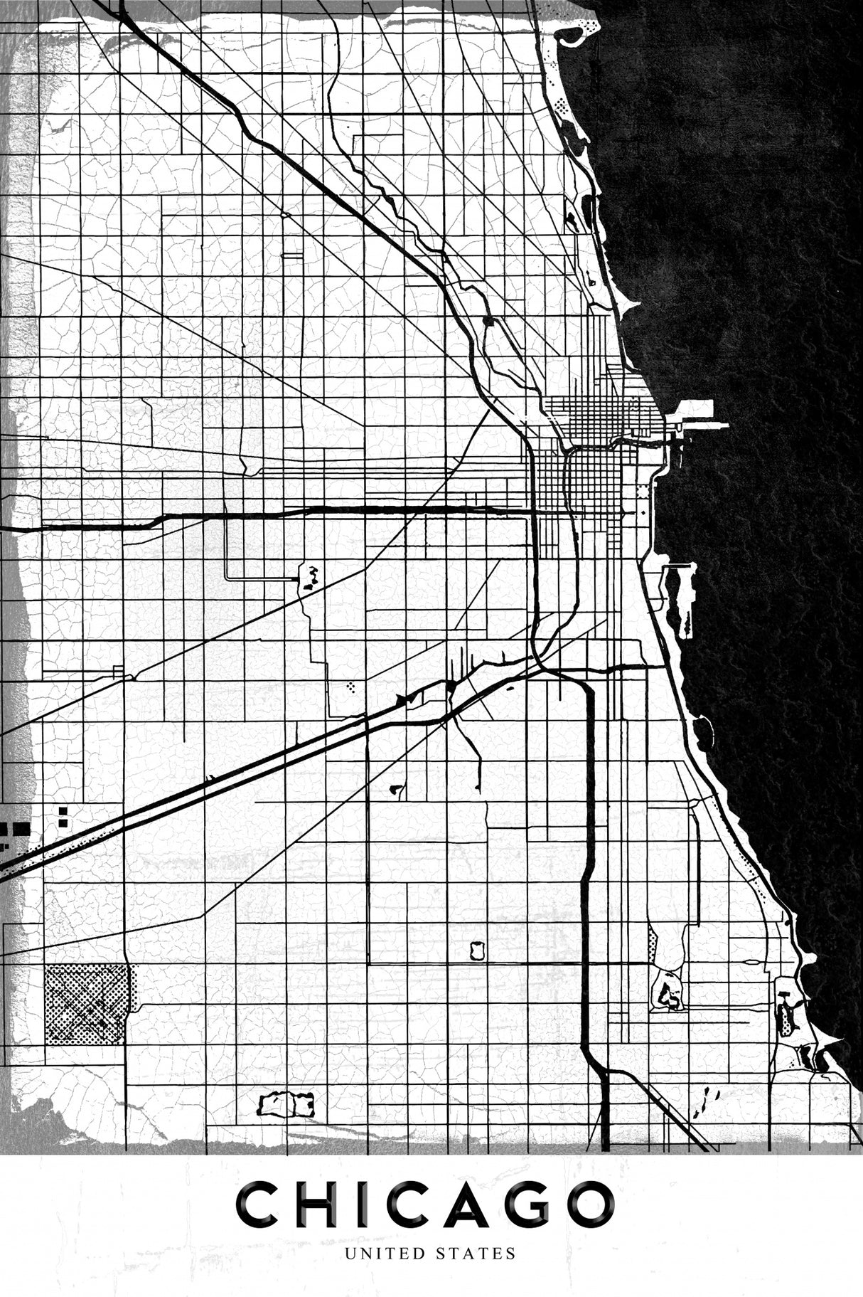 Chicago Poster och Canvastavla