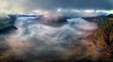 Tengger volcano caldera Poster och Canvastavla