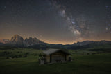 Alpe di siusi night Poster och Canvastavla