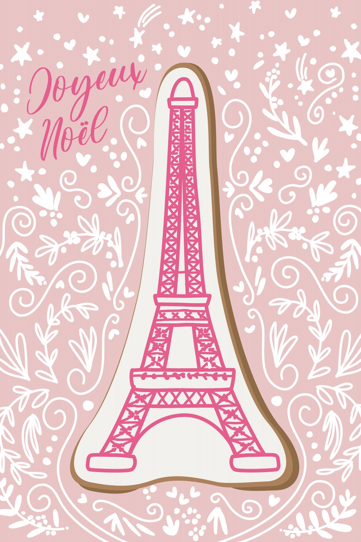 Eiffel tower iced gingerbread cookie Poster och Canvastavla