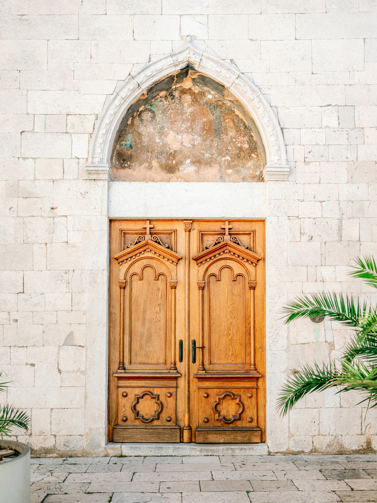 Croatian Door Poster och Canvastavla