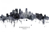 Minneapolis Minnesota Skyline Poster och Canvastavla