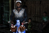 Chicken seller - Bangladesh Poster och Canvastavla