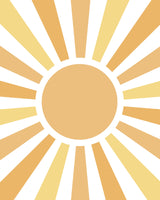 Sun Ray Poster och Canvastavla