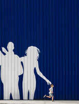 Young couple with son Poster och Canvastavla
