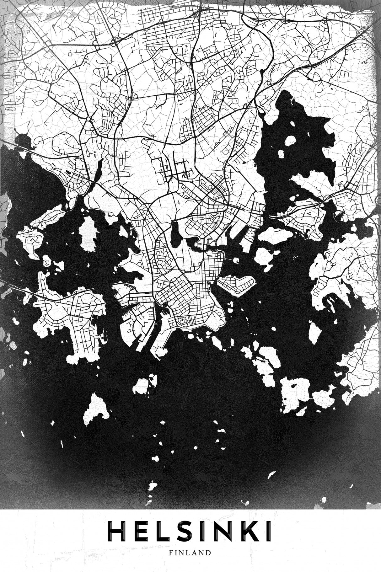 Helsinki Poster och Canvastavla