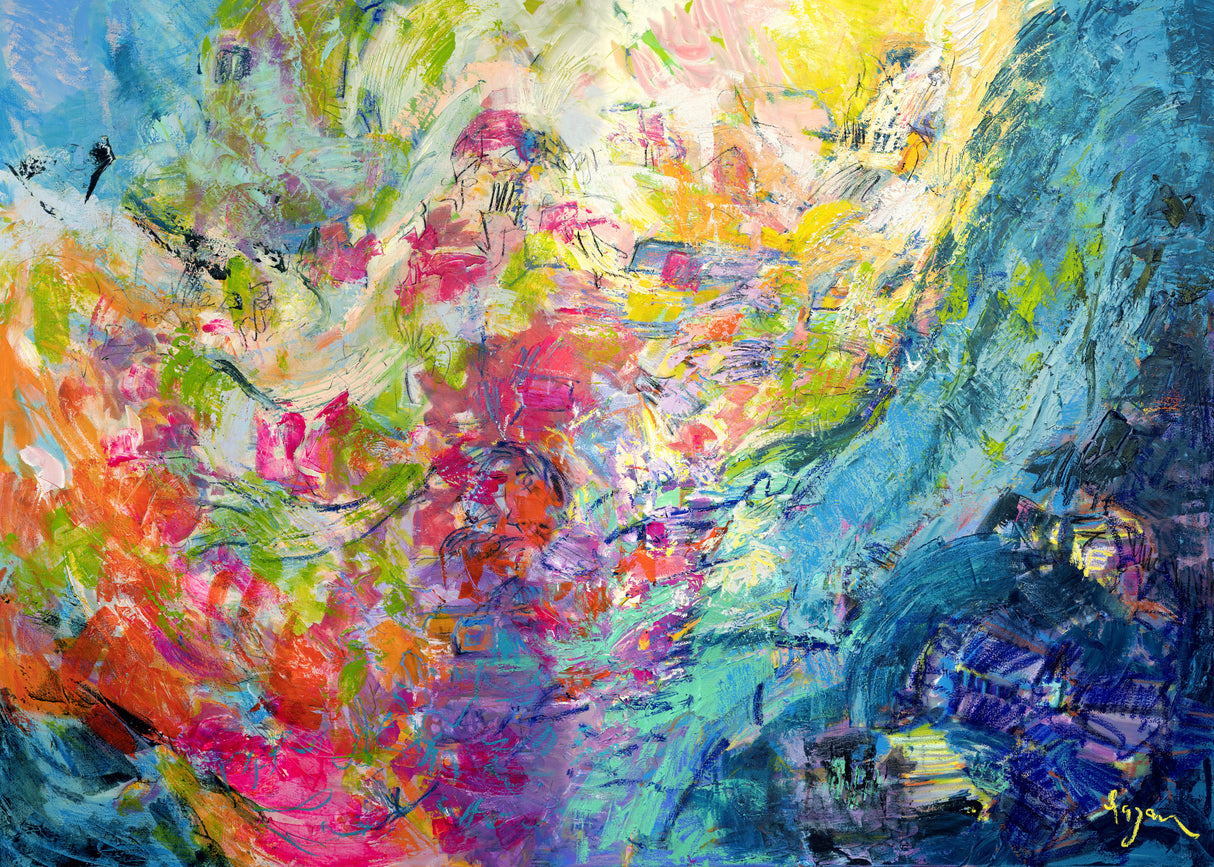 Df980cascading Dreams X Poster och Canvastavla