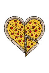 I Love Pizza Poster och Canvastavla
