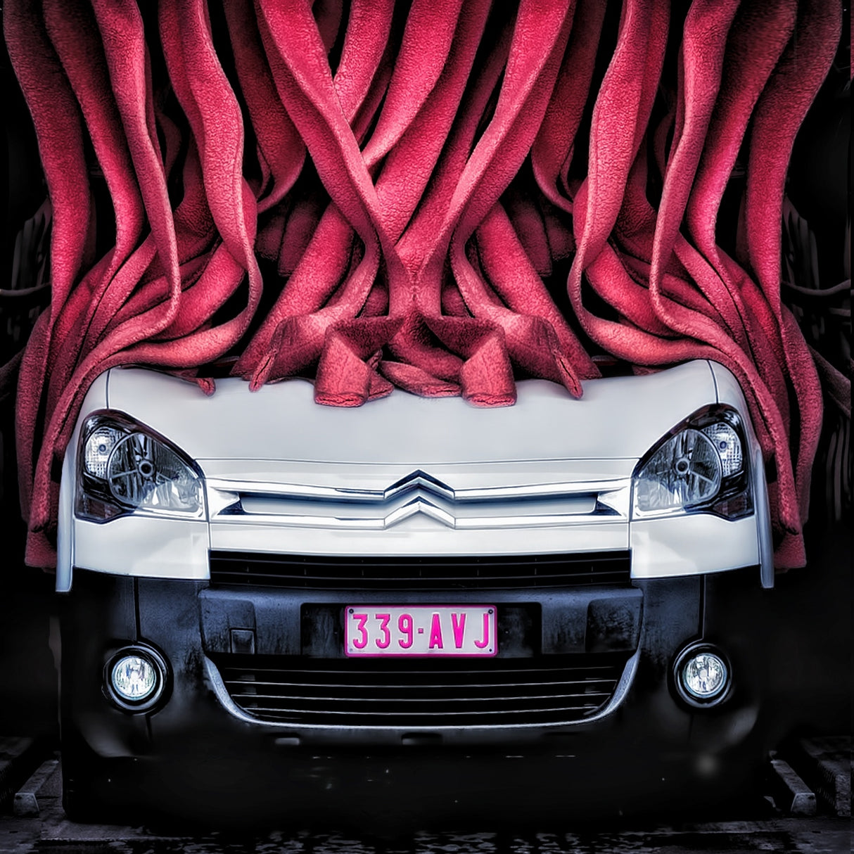 the girl's car Poster och Canvastavla