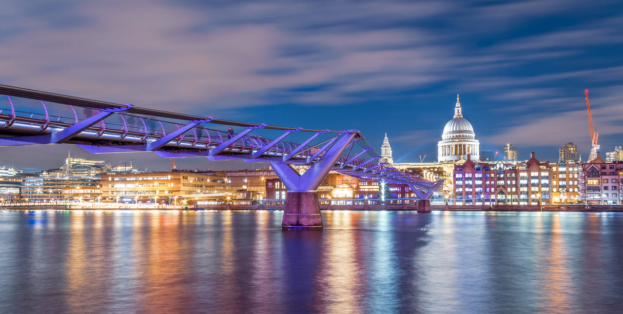 Millennium to St Pauls Poster och Canvastavla